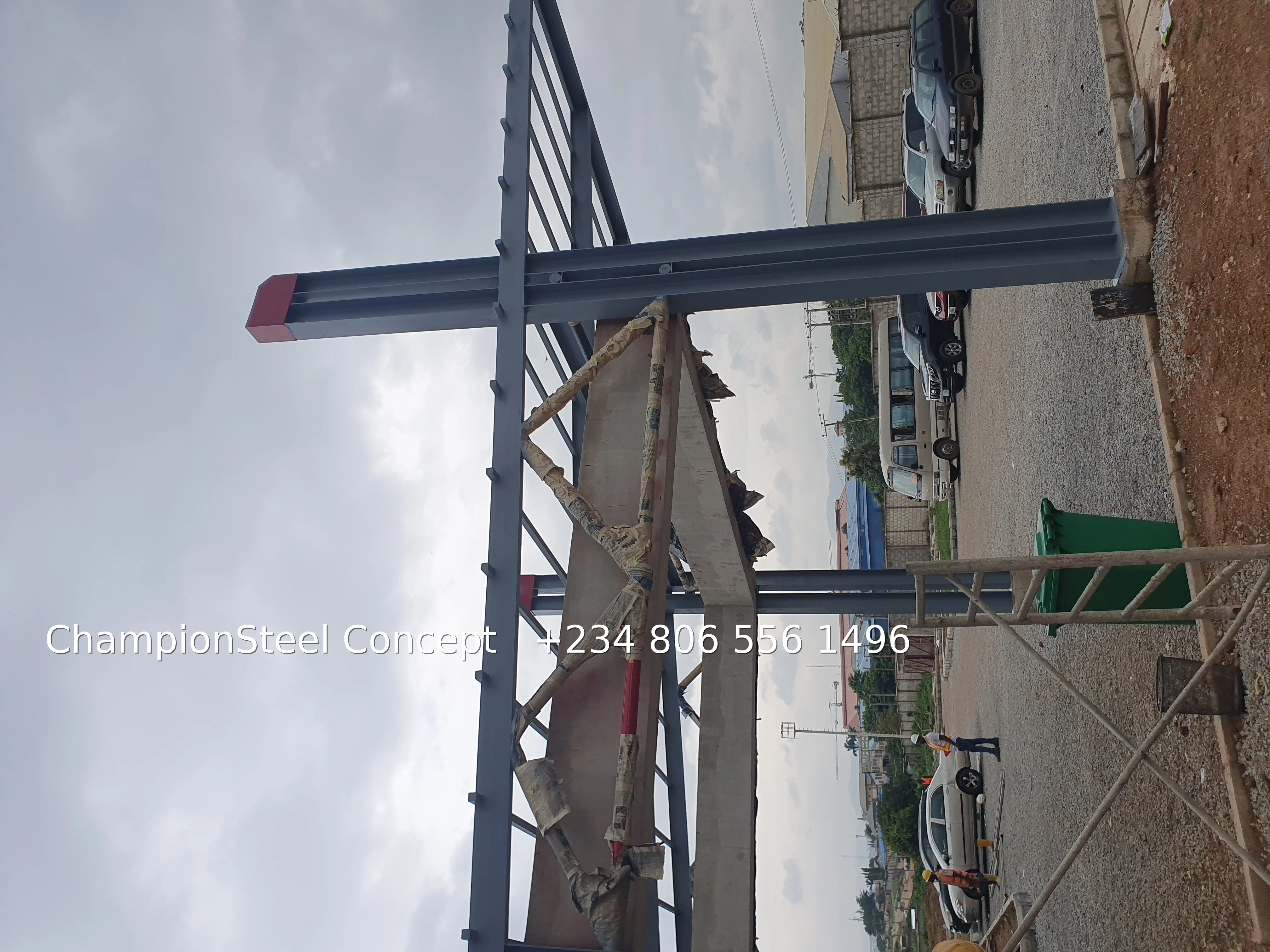 Modern Heavy-Duty Steel Canopy & Entrance Portal